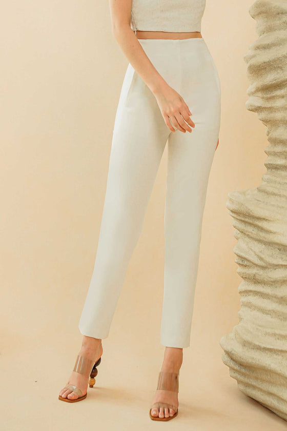 Deqior Peg Pants (White)