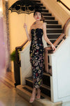 Xue Qin Qipao Set  (Navy)