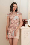 Lotus Qipao Set (Pink)