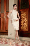 Shu Hua Qipao (Cream)