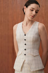 Arden Tweed Set (White)