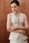 Arden Tweed Set (White)
