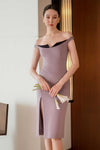 Darenziq Sheathdress (Mauve)
