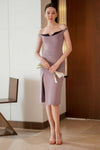 Darenziq Sheathdress (Mauve)