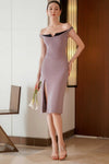 Darenziq Sheathdress (Mauve)