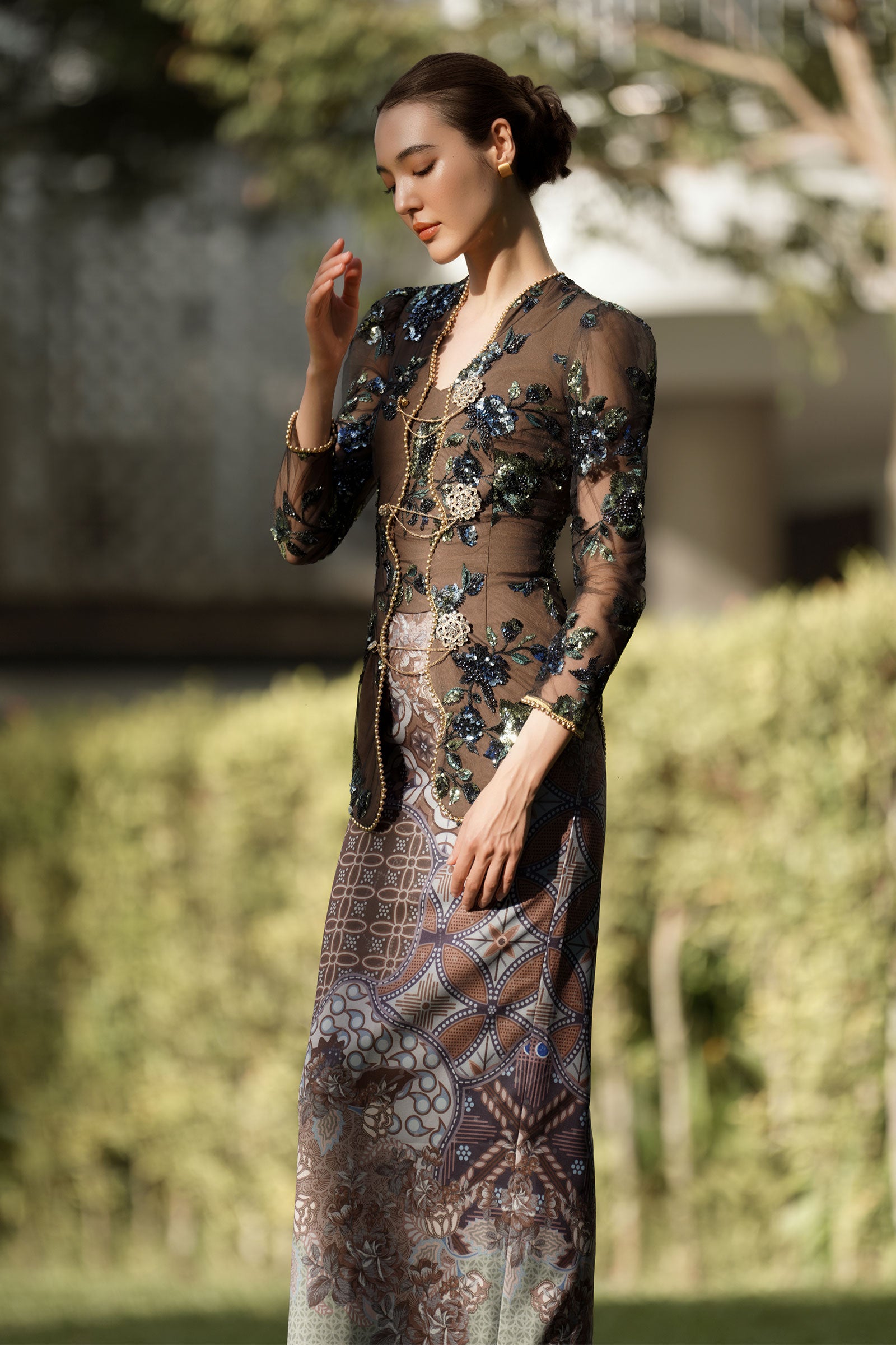 Soilera Kebaya Set (Black)