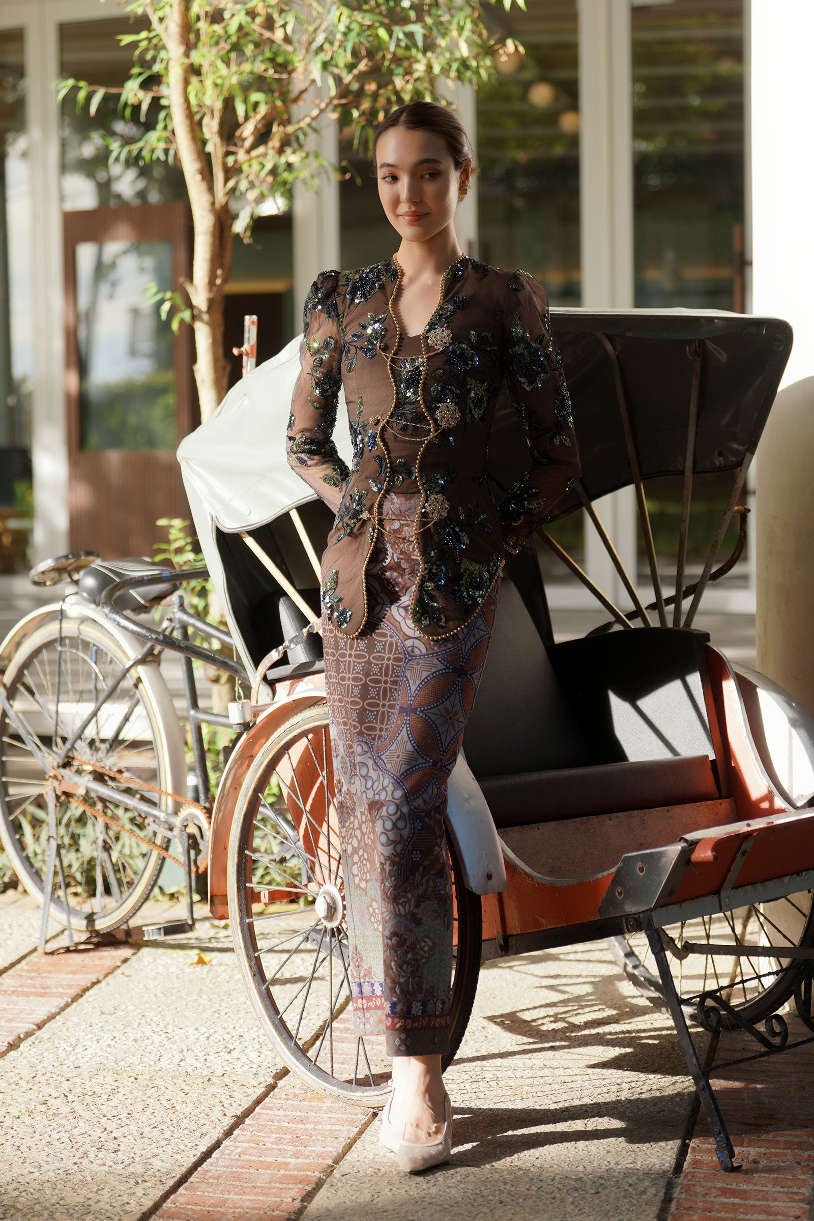 Soilera Kebaya Set (Black)