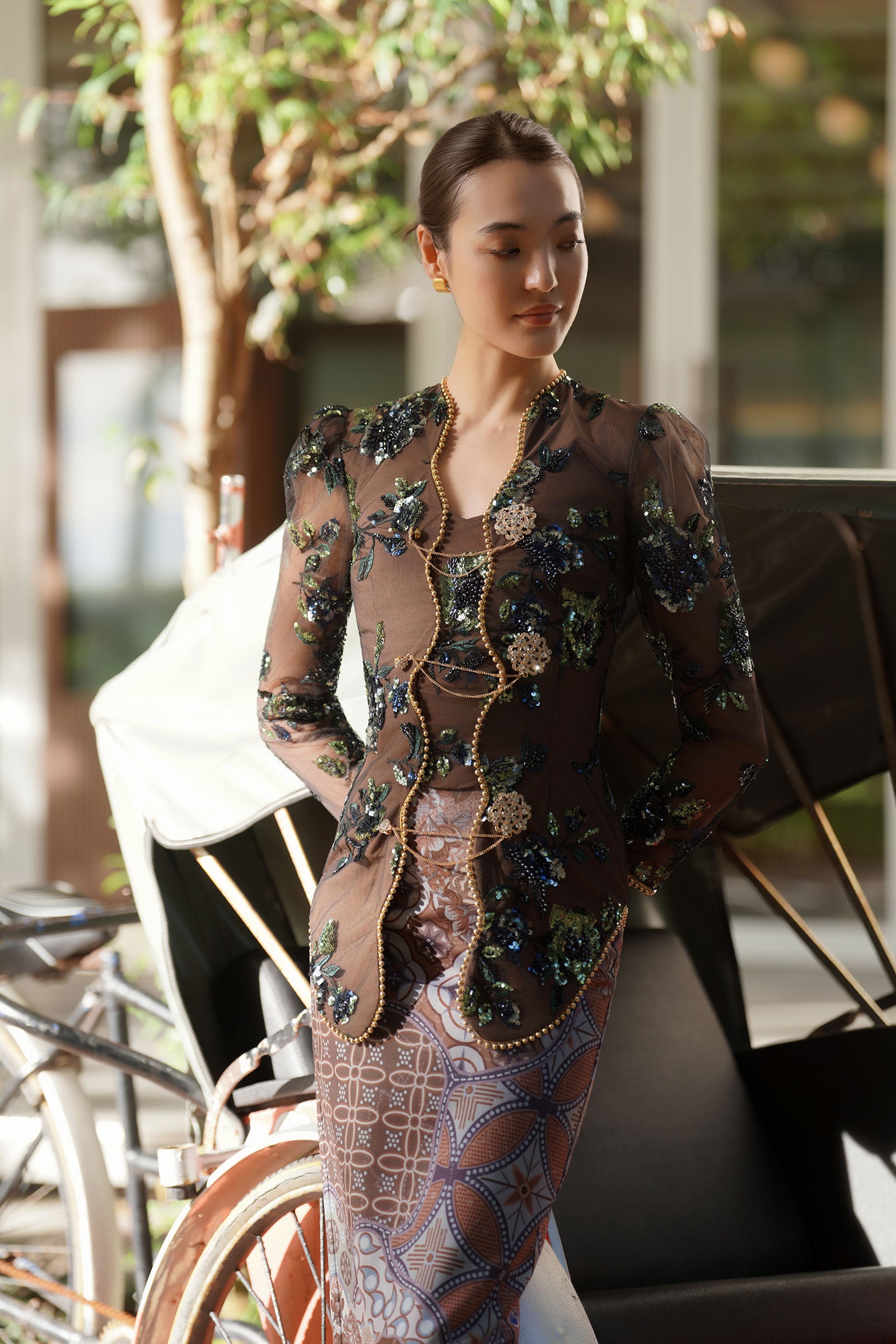 Soilera Kebaya Set (Black)