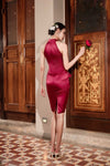 Shu Hua Qipao (Ruby Red)