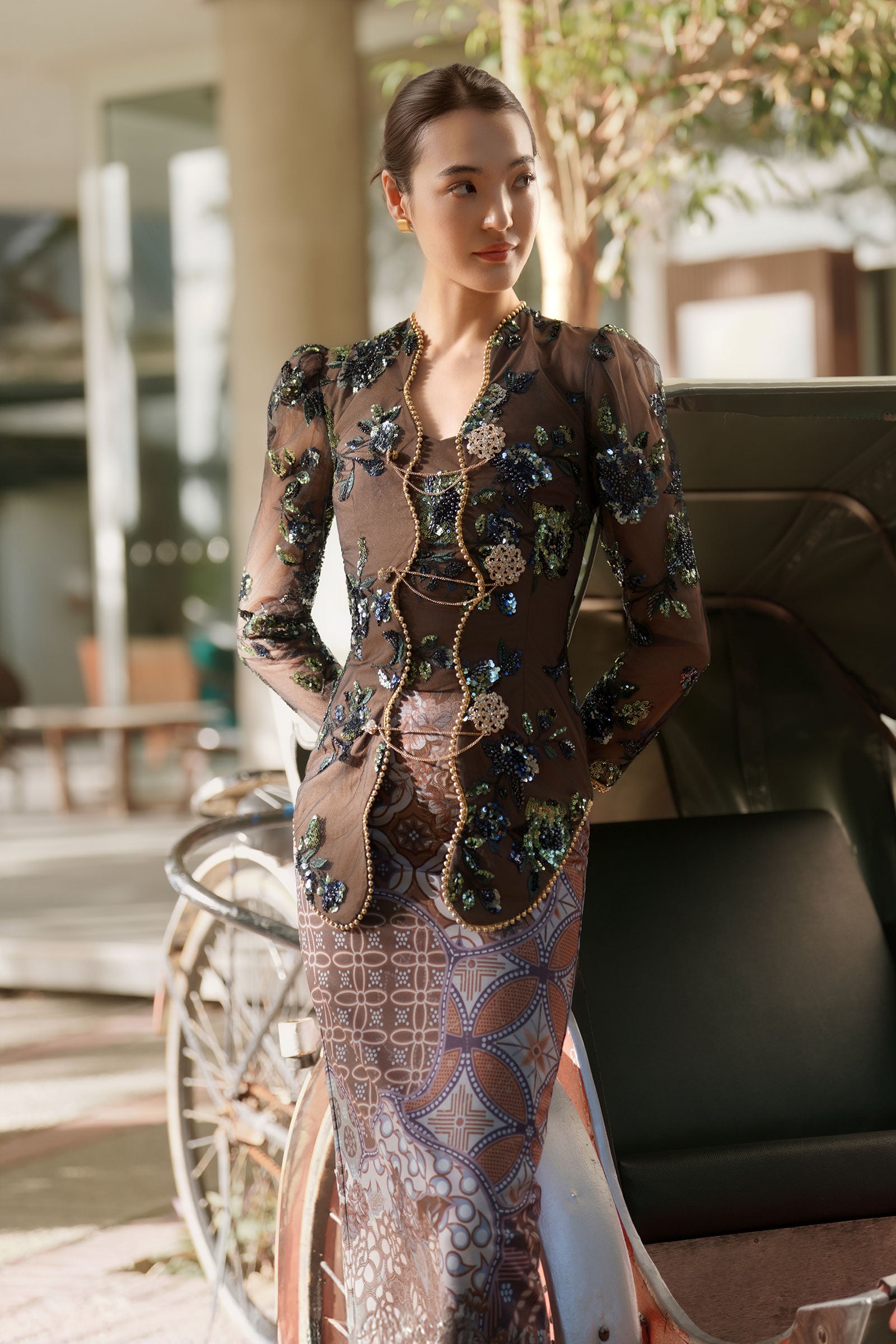 Soilera Kebaya Set (Black)
