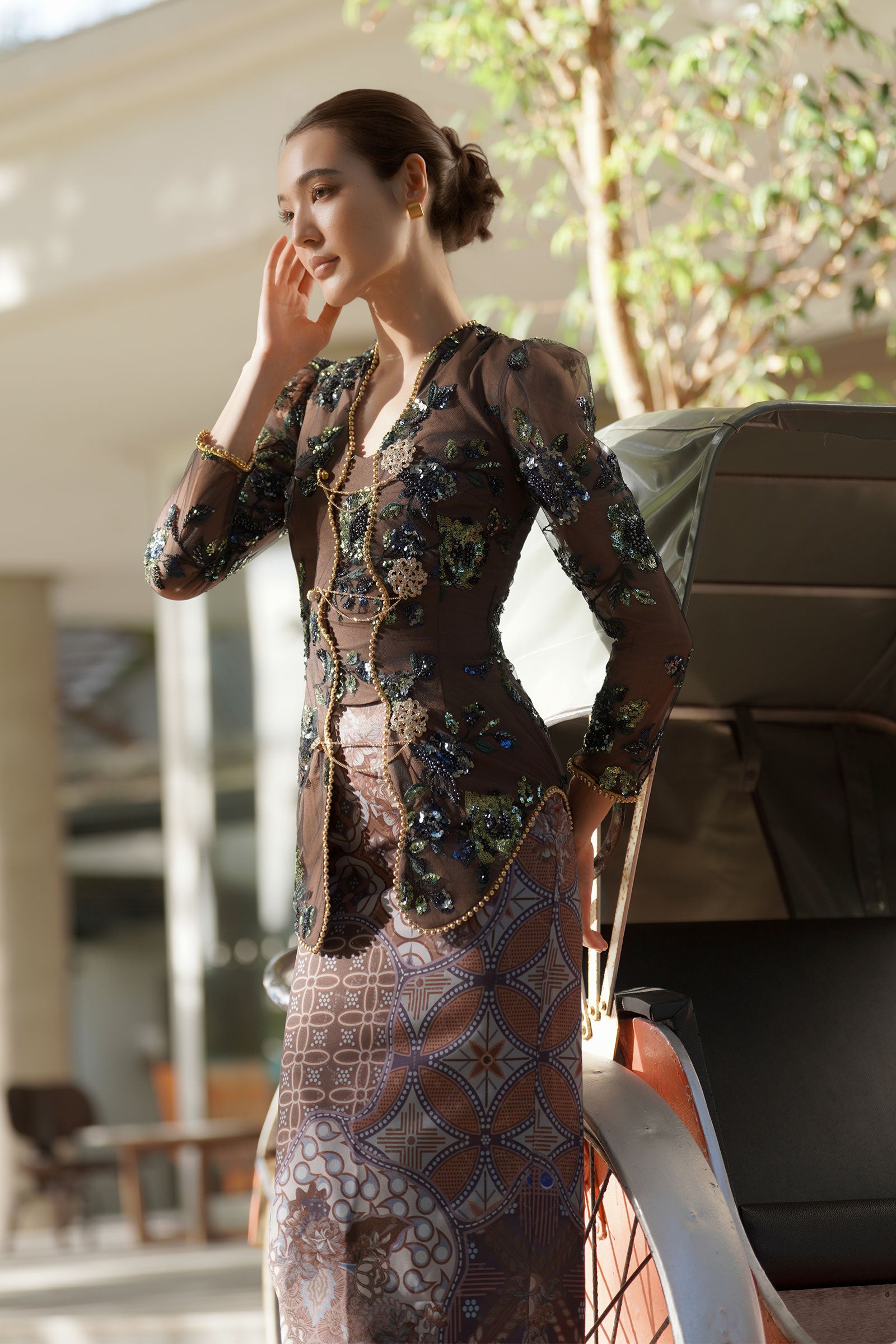 Soilera Kebaya Set (Black)
