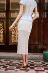 Pearl Blossom Skirt (Champagne)