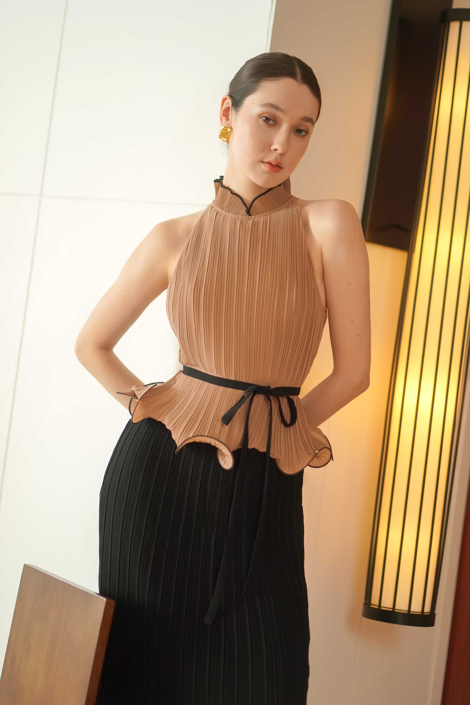 Delora Dress (Mocha)