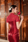 Valene Qipao (Ruby Red)