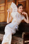BACKORDER 2nd Batch Pearl Blossom Qipao Top (Light Blue)