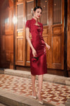 Valene Qipao (Ruby Red)