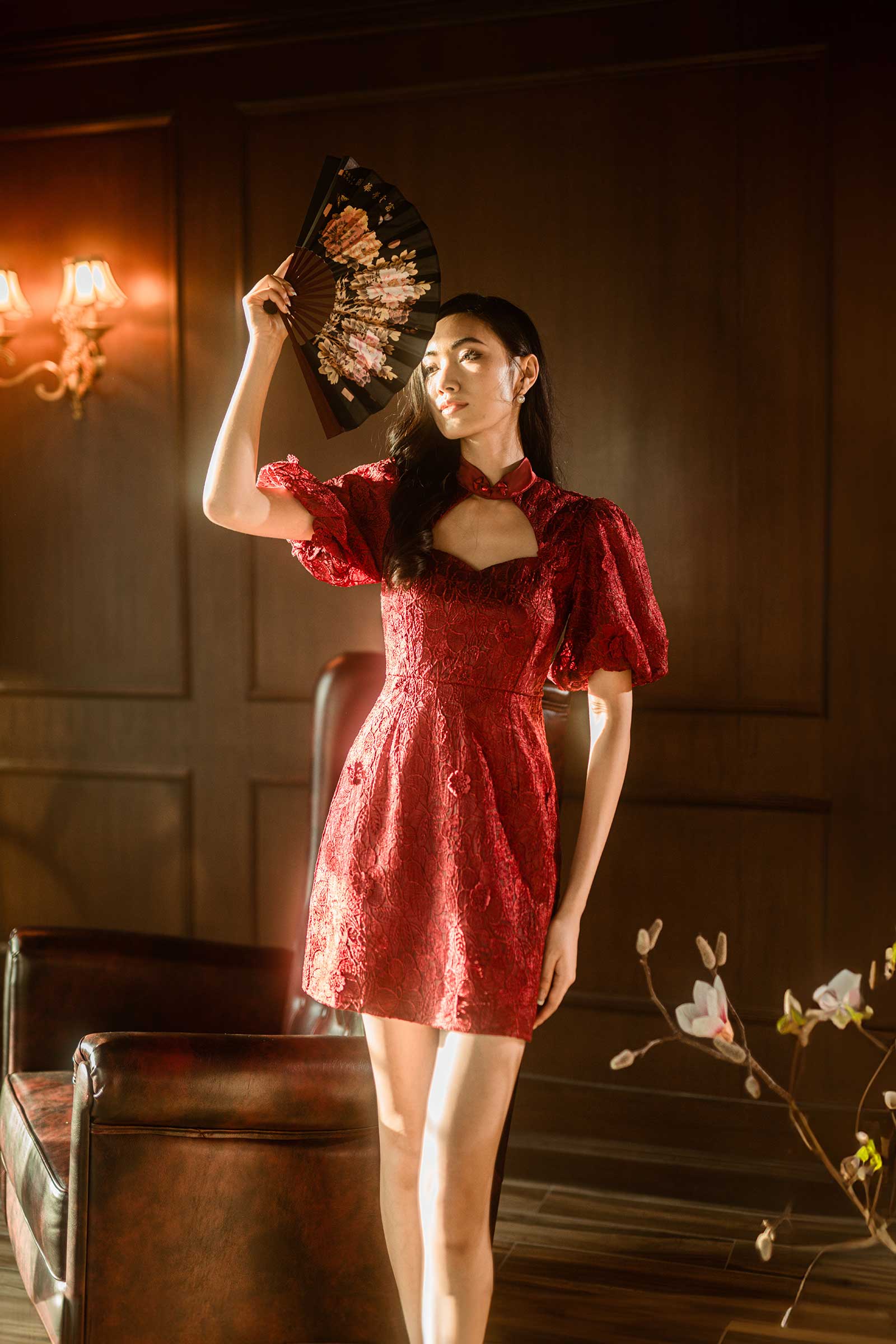 Douyen Qipao (Red)