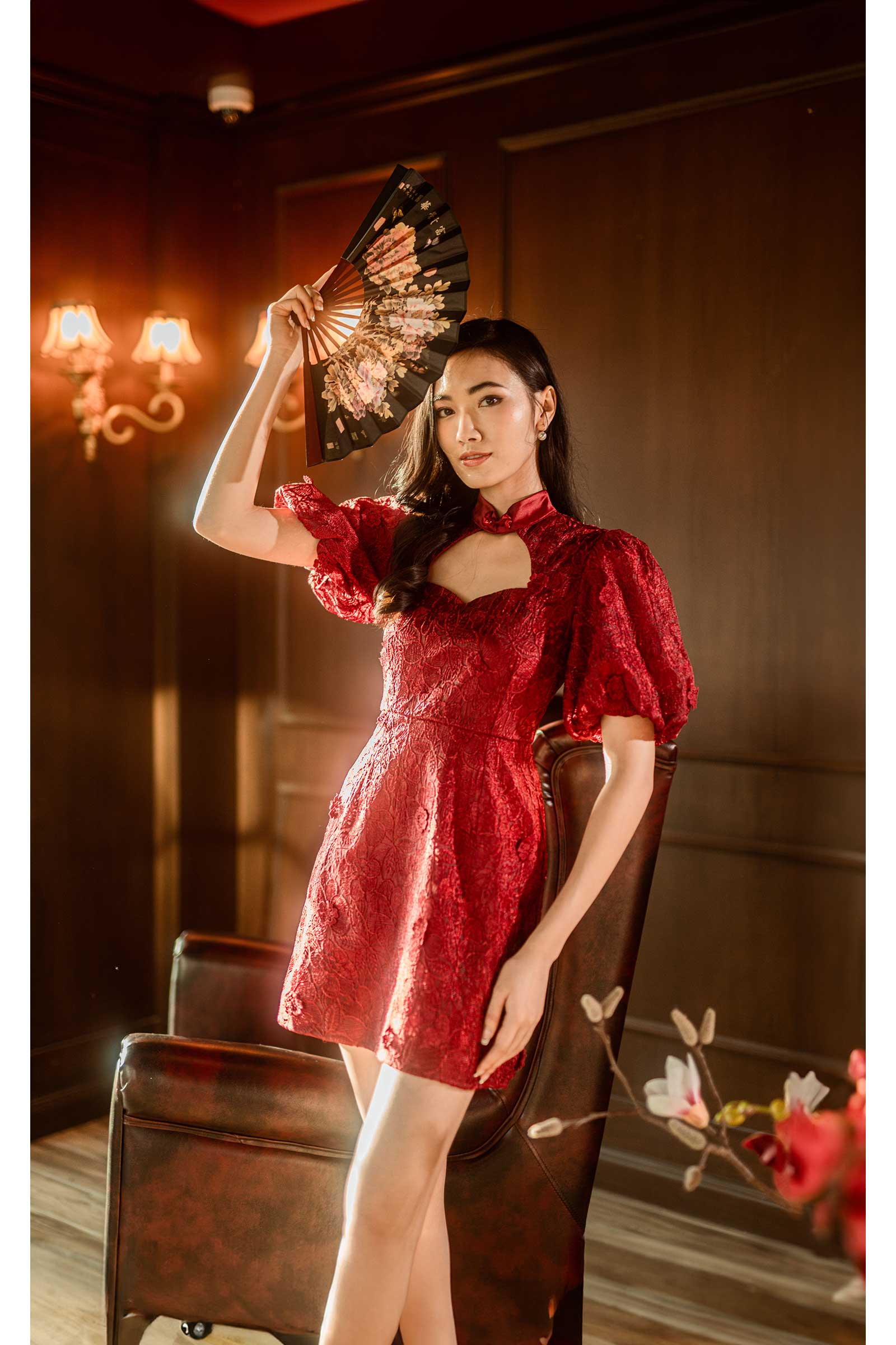 Douyen Qipao (Red)