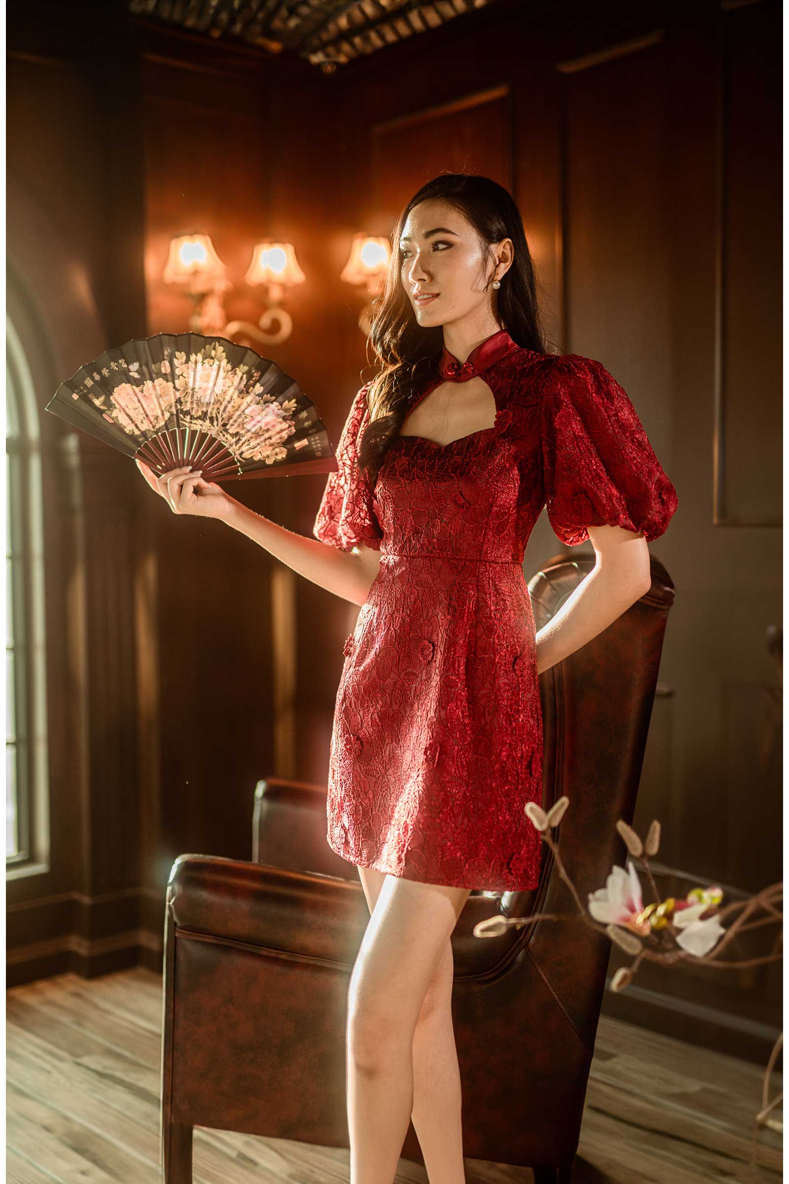 Douyen Qipao (Red)