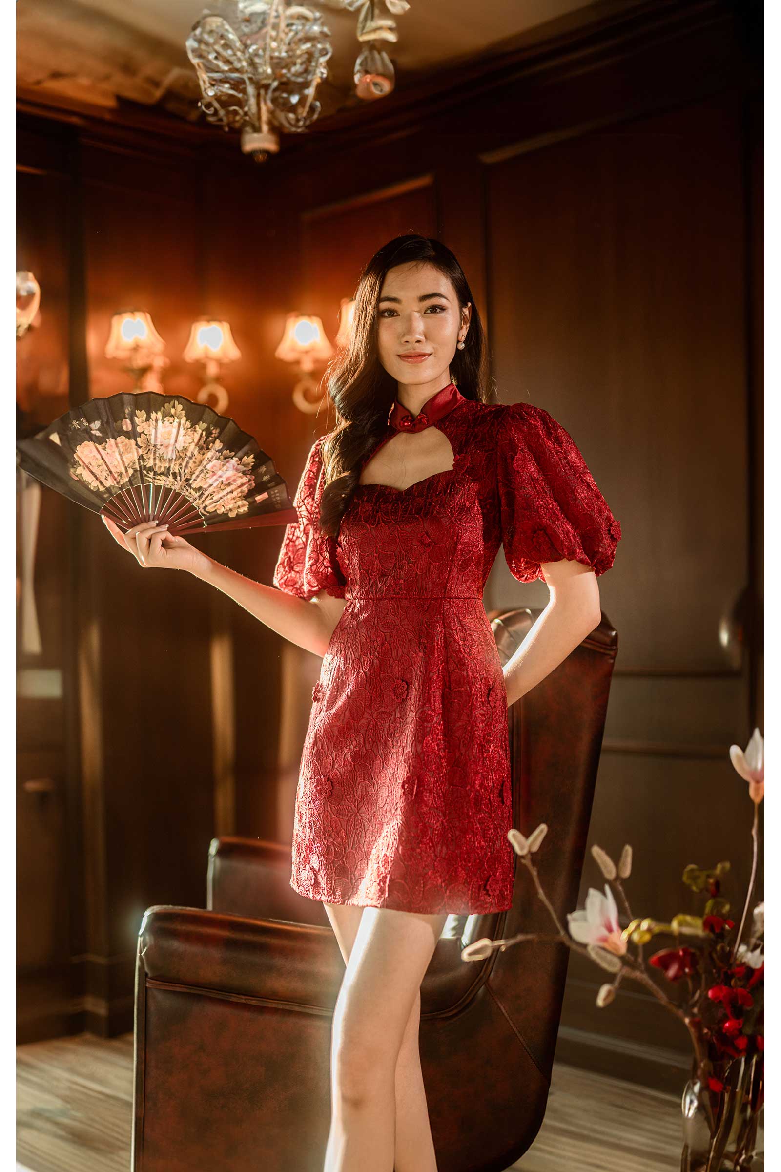 Douyen Qipao (Red)