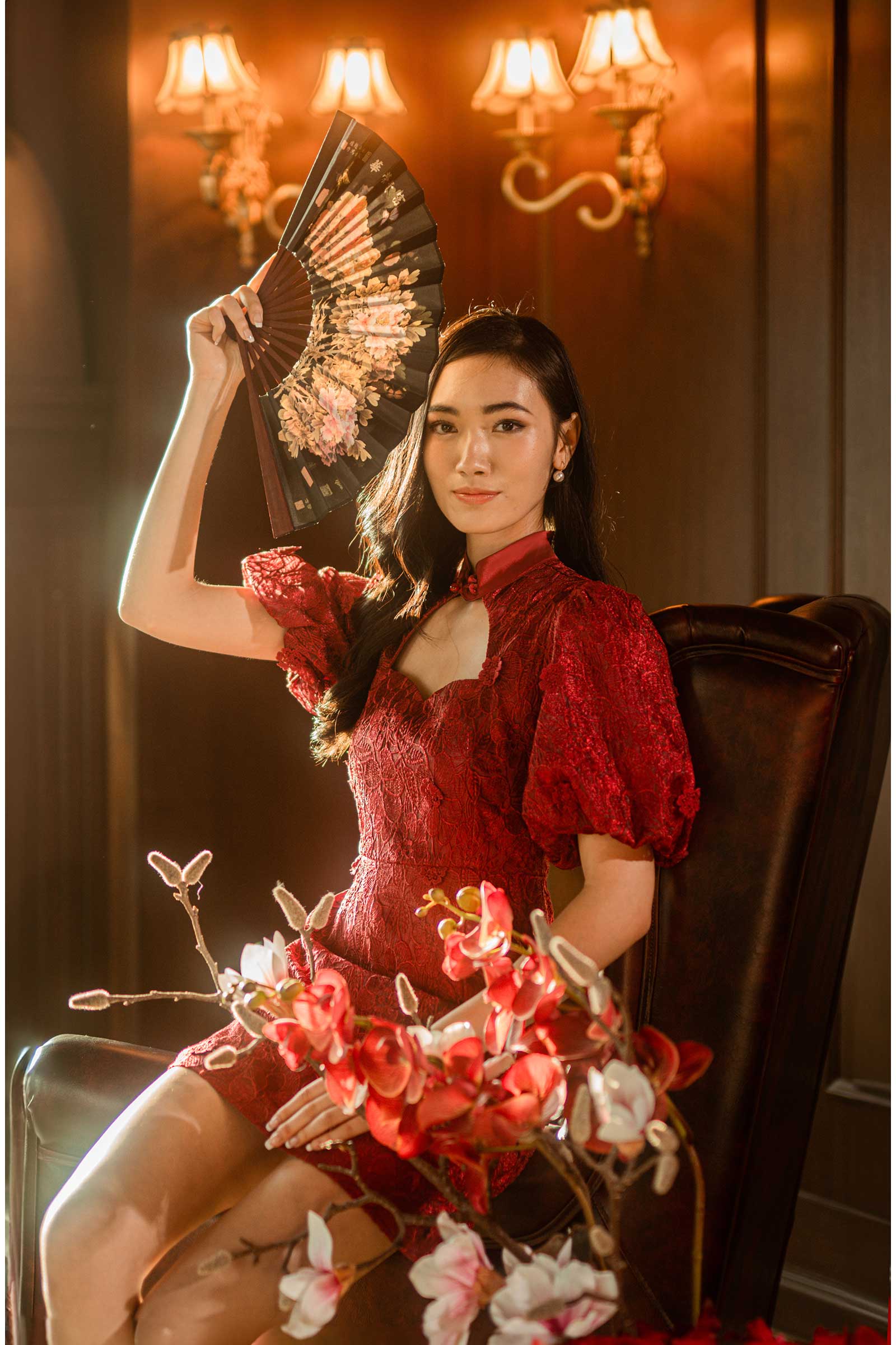 Douyen Qipao (Red)