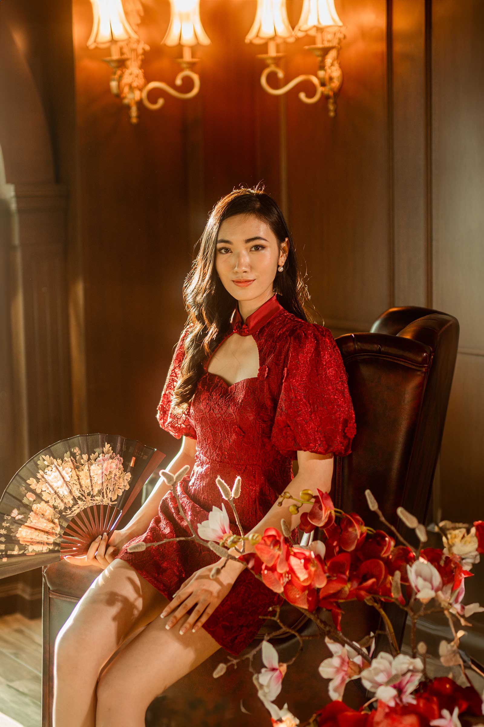 Douyen Qipao (Red)