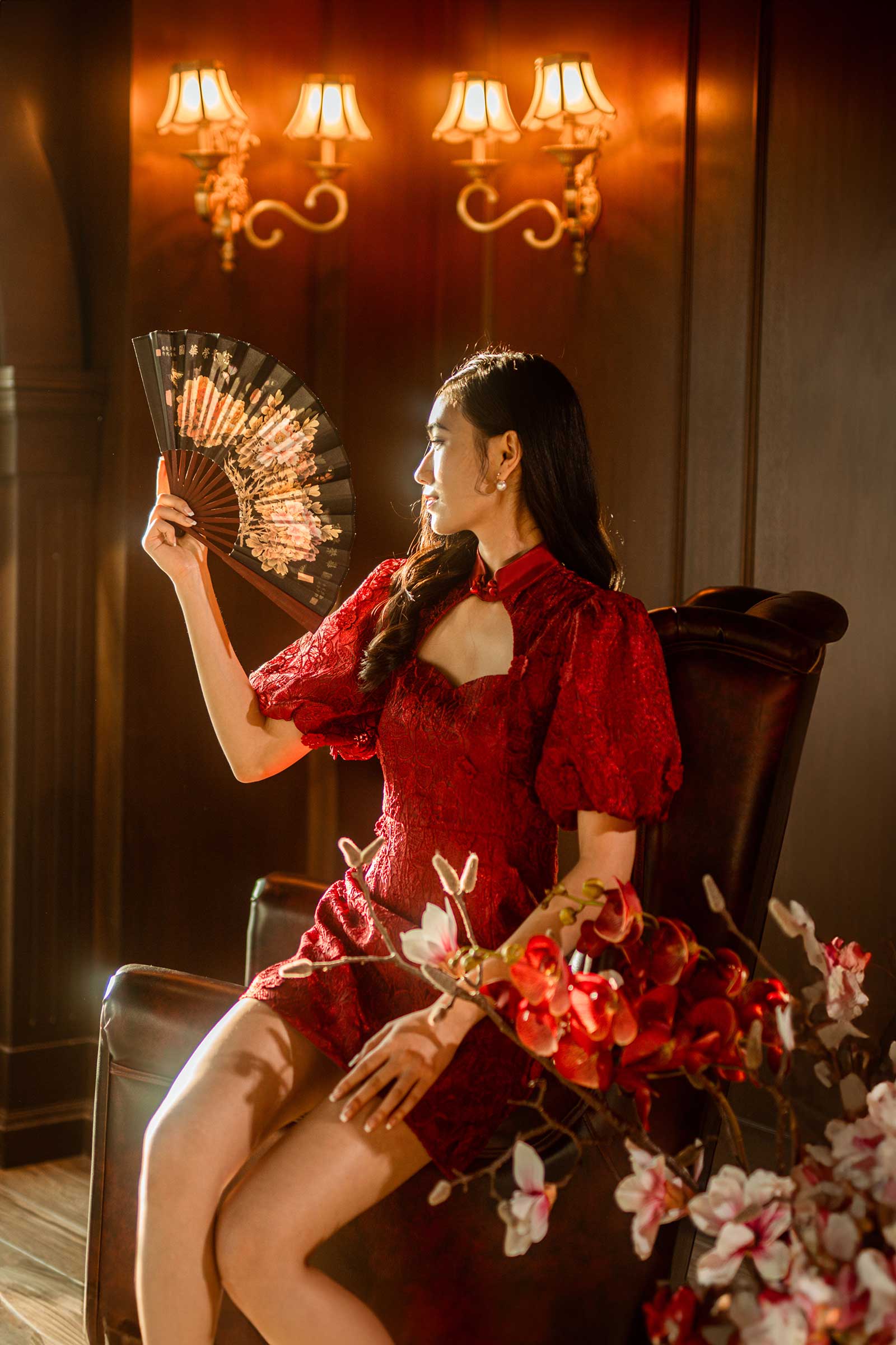 Douyen Qipao (Red)