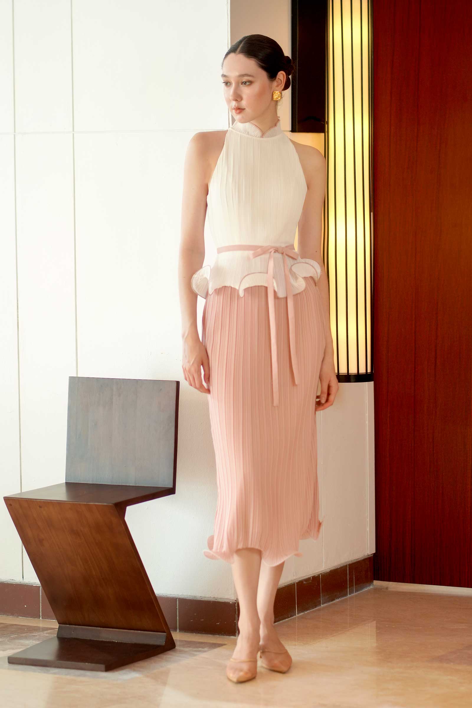 Delora Dress (Blush)