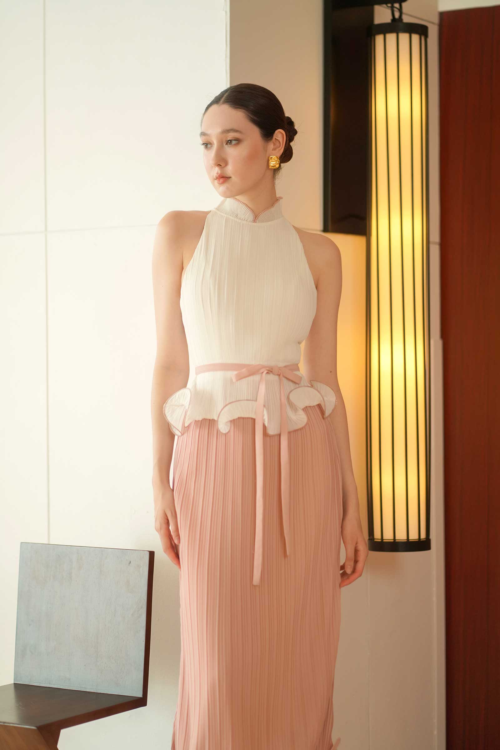 Delora Dress (Blush)
