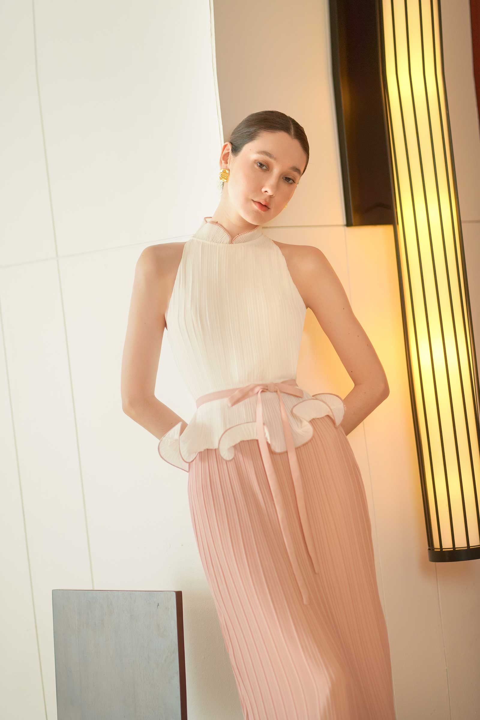 Delora Dress (Blush)