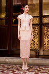 BACKORDER Pearl Blossom Qipao Top (Champagne)