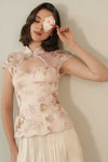 Mirelle Qipao Romper (Pink)