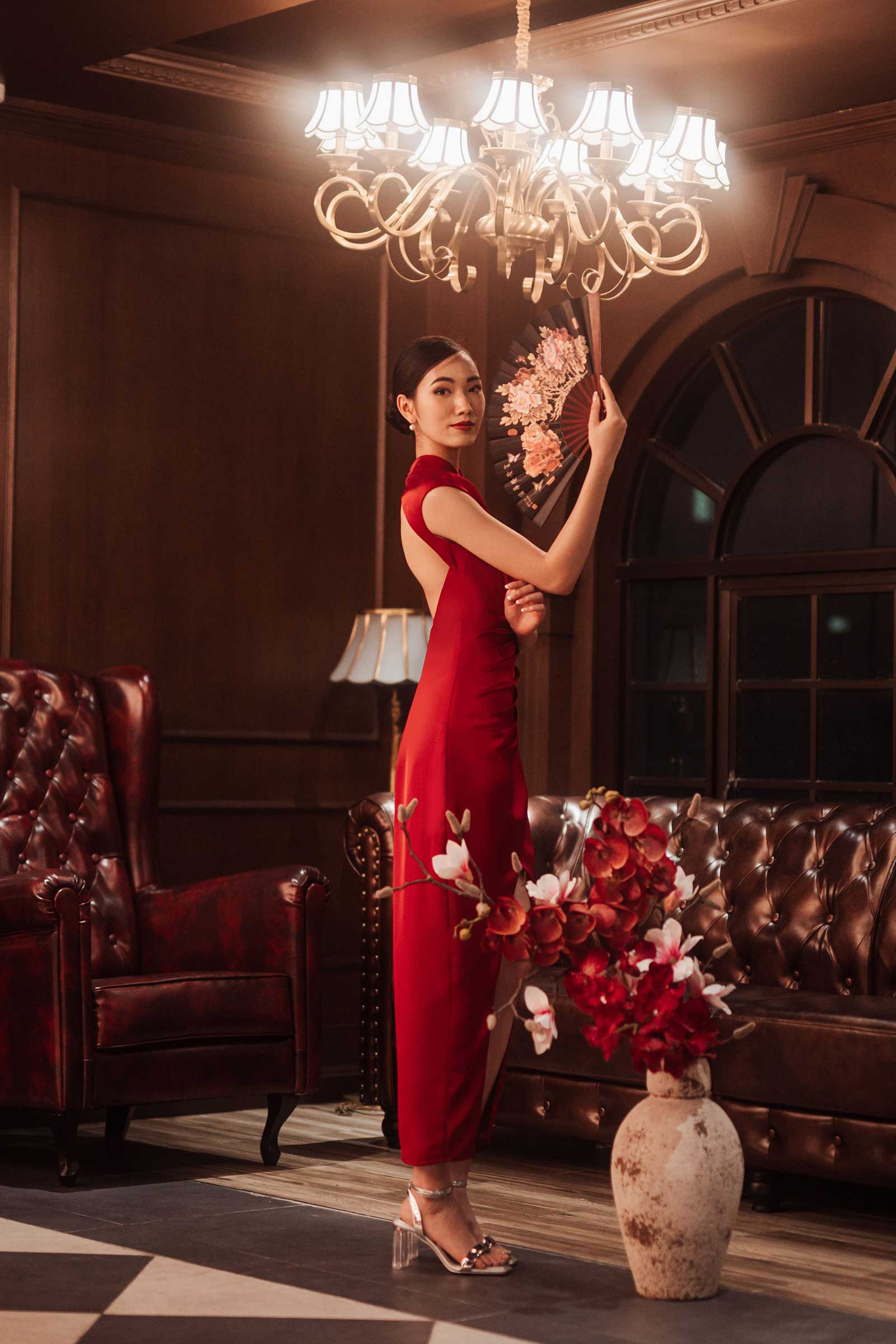 Dleur Qipao (Red)