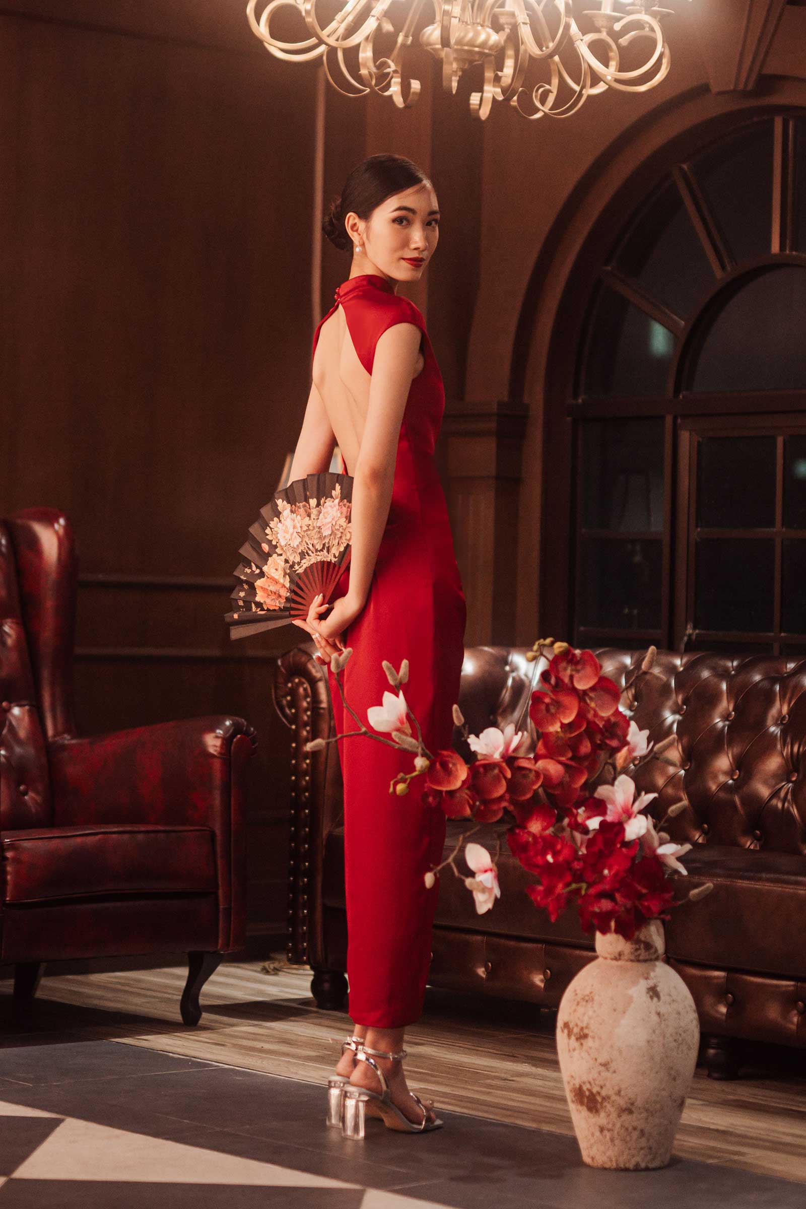 Dleur Qipao (Red)