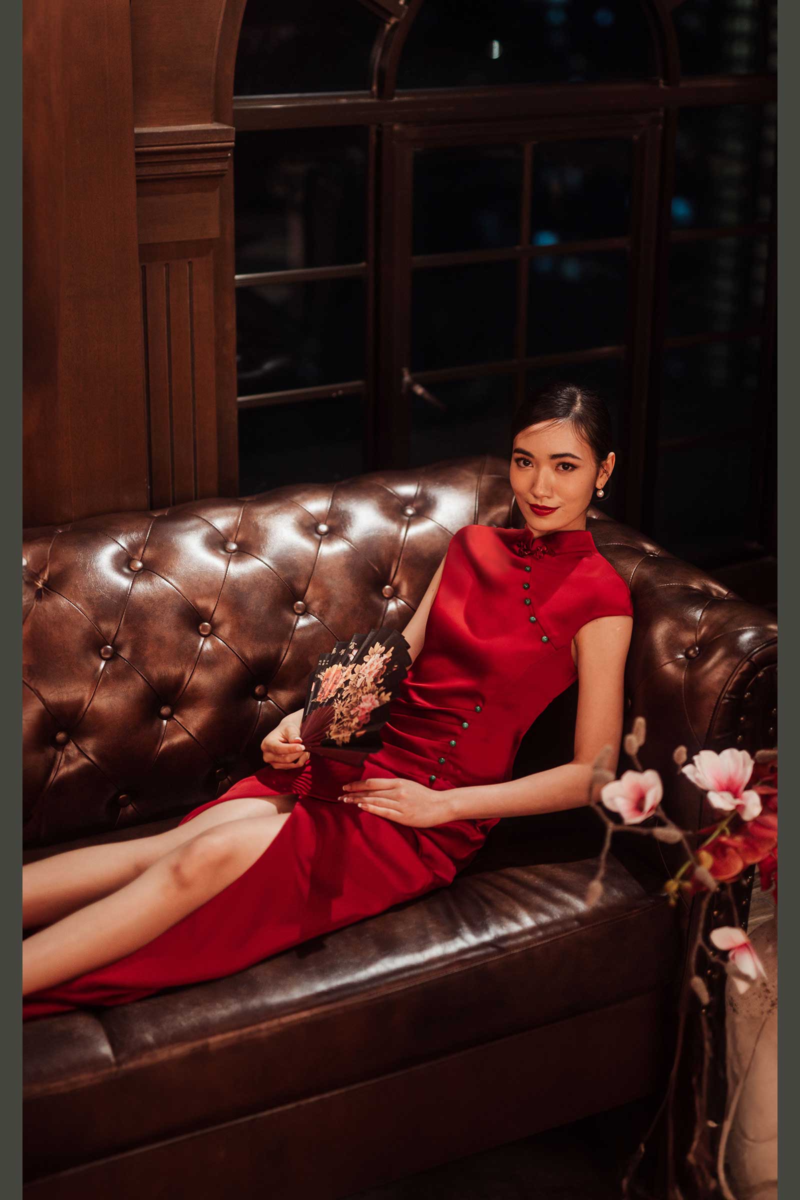 Dleur Qipao (Red)