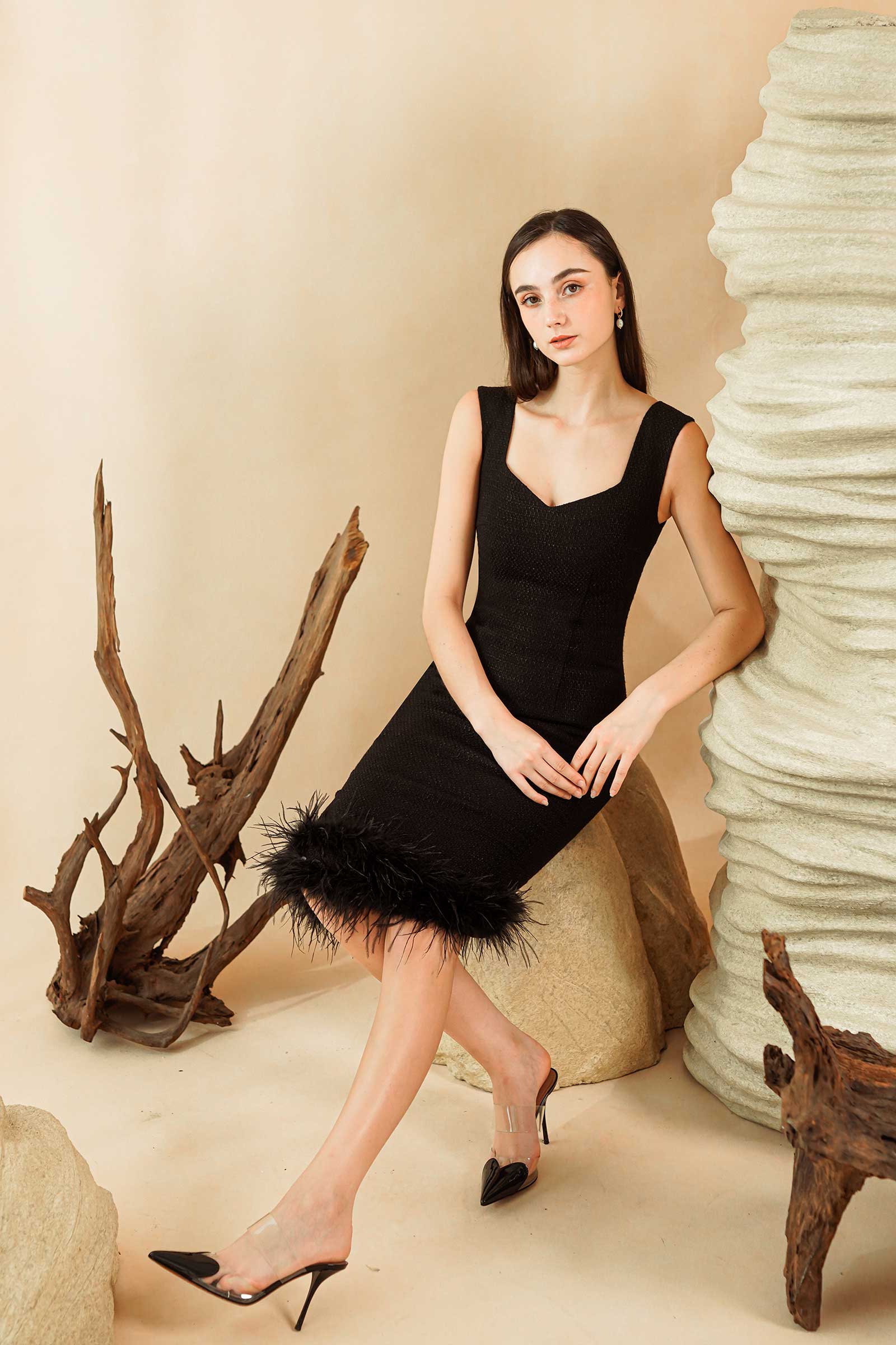 Dreana Dress (Black)