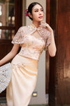 Celestine Qipao Top (Champagne)