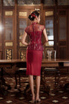Evelia Qipao Top (Red)