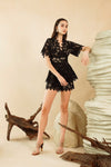 Damiev Lace Romper (Black)