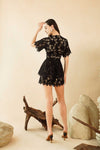 Damiev Lace Romper (Black)