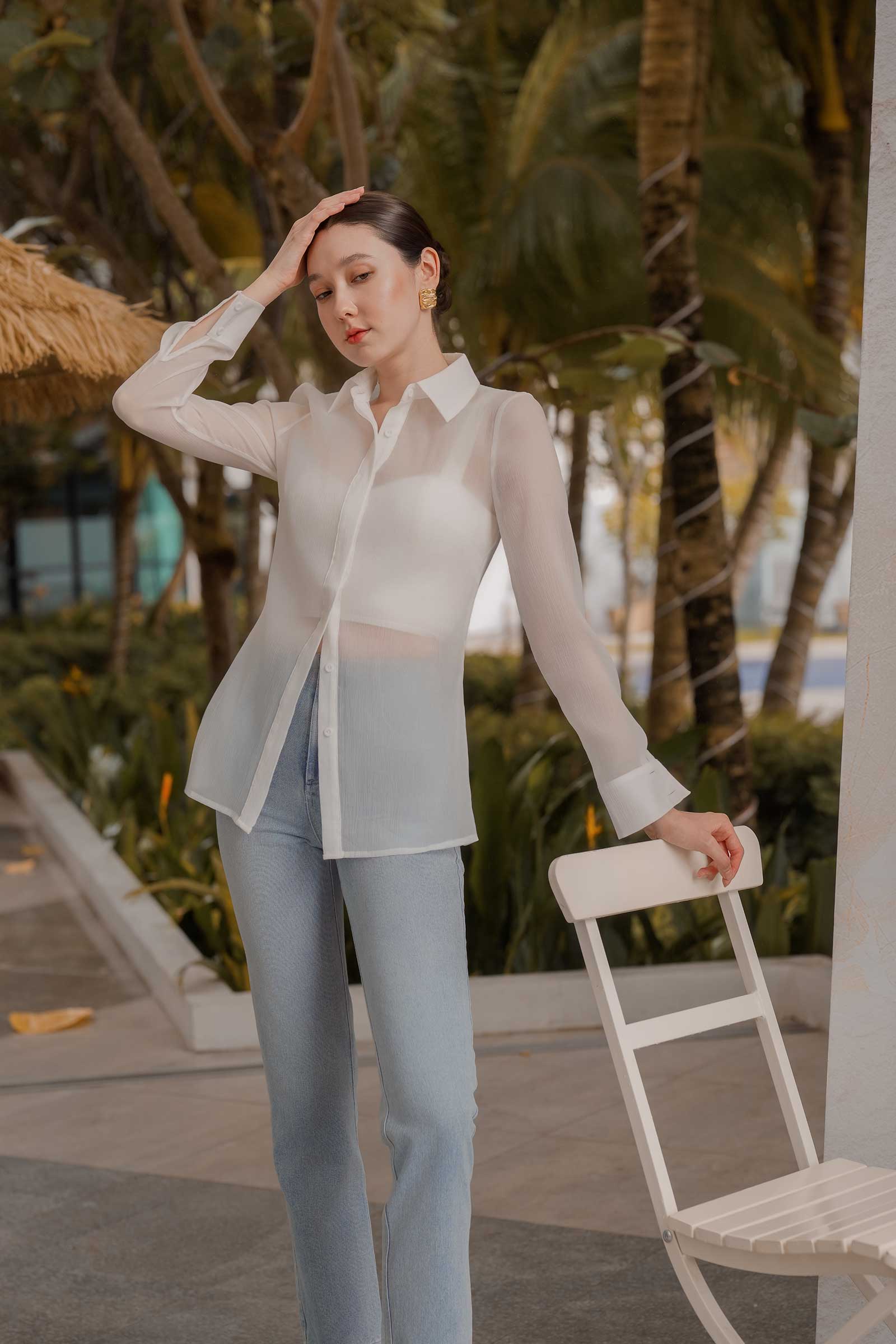 Darnisze Organza Top Set (White)