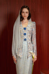Sapphire Kebaya Top (Blue)