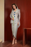 Sapphire Modern Kebaya Set (Blue)