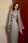 Sapphire Modern Kebaya Set (Blue)