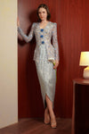 Sapphire Modern Kebaya Set (Blue)