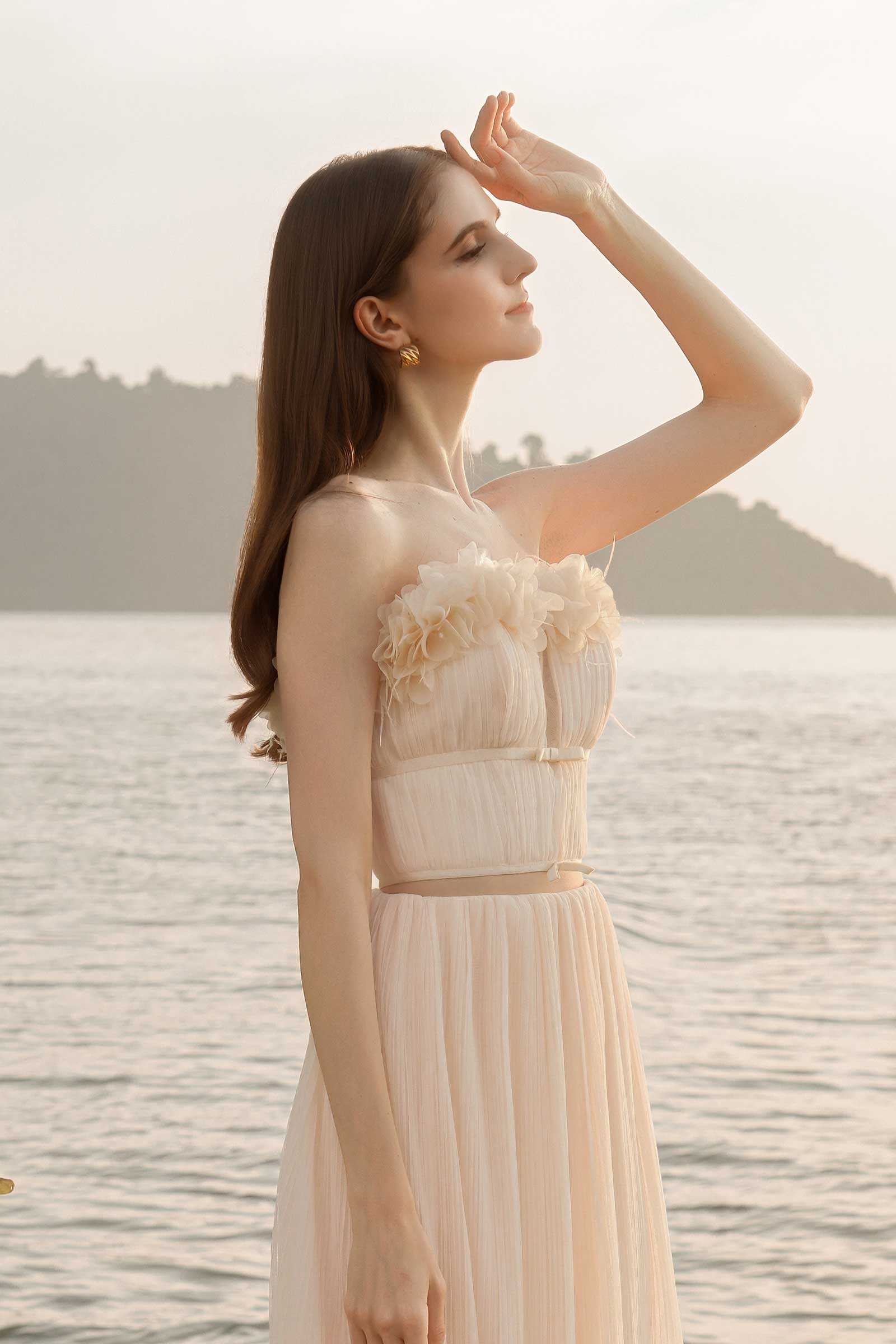 Diaveriale Corset Top (Cream)