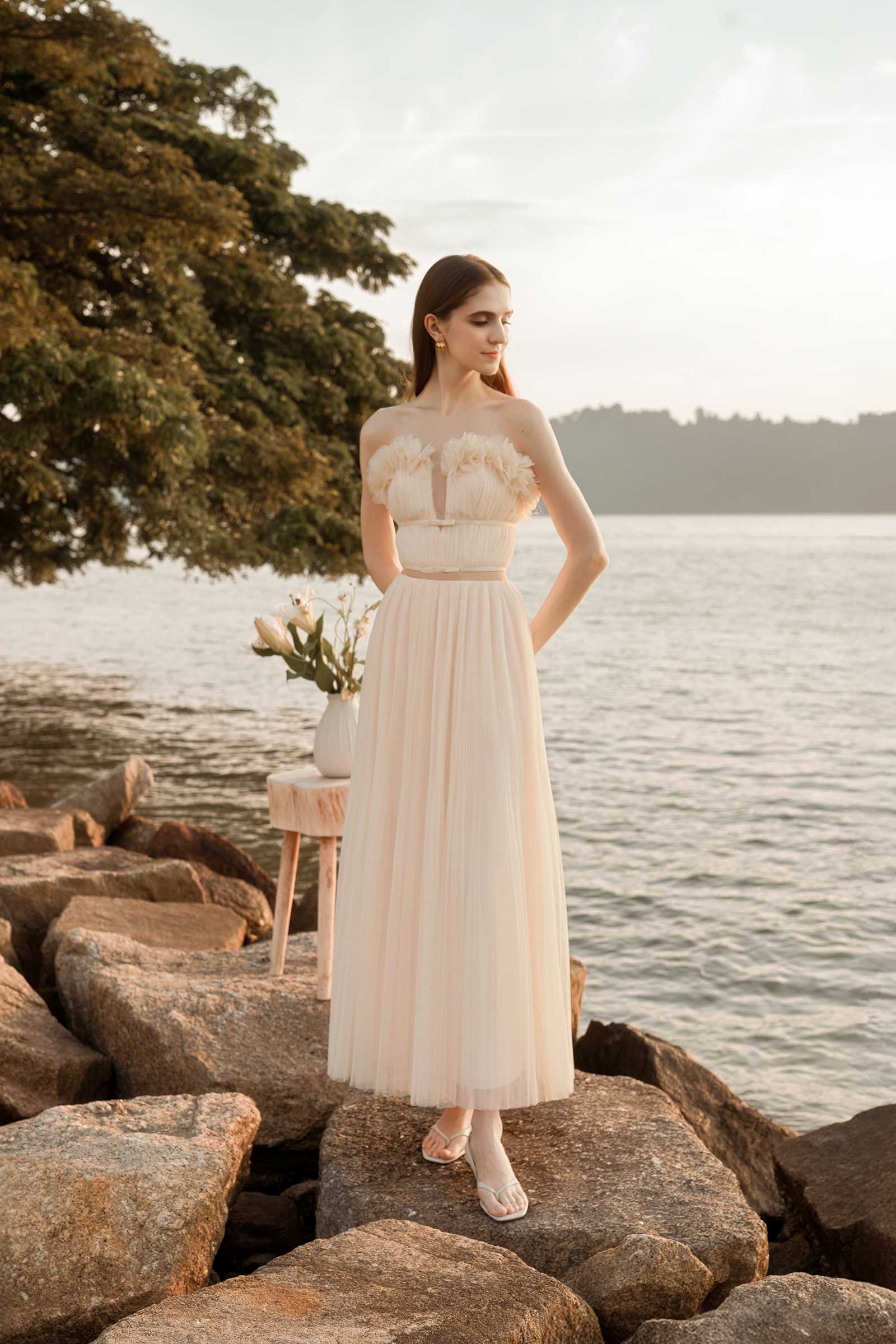 Diaveriale Corset Top (Cream)