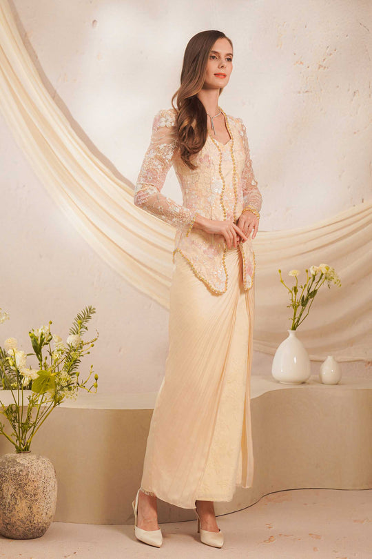 Bidadari Kebaya Skirt Only (Champagne)