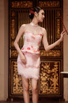 Roselia Whisper Qipao Skort Only (Pink)