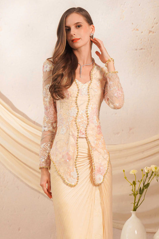 Bidadari Kebaya Top Only (Pink)